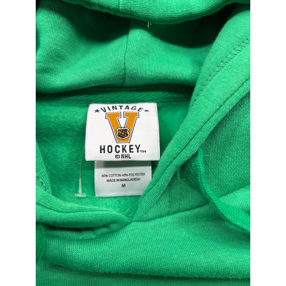 NHL Vintage Hockey Minnesota North Stars‎ Mens Green Graphic Hoodie Sweatshirt M - Picture 3 of 5
